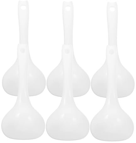 MOLUCKFU 6 Piezas Cuchara Grande Para Servir Cucharón De Sopa Doméstico Cucharas Reutilizables Para Gachas Para Cocinar Para Familias