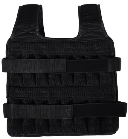 Toyvian Gilet Pesato Regolabile per Uomo e Donna Confortevole, Design Adattabile al Corpo per Allenamento, Corsa e Varie Attività Sportive