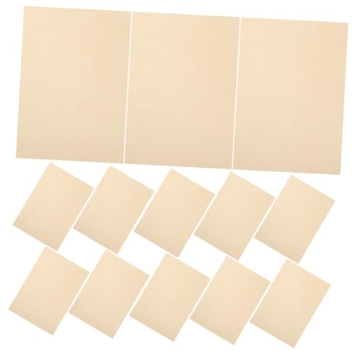 NUOBESTY 20sheets Vintage Parchment Paper for Calligraphy Diploma Certificates Wedding Letters Antique Texture