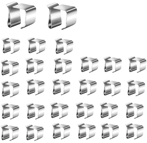 AOCGDDS 70PCS Metal Gutter Hooks, Galvanized Clips for Outdoor Lights