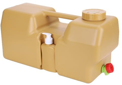 CHANGYUE Réservoir d'eau de Camping 20L, réserve d'urgence avec Robinet, Bouteille désinfectant, sans Fuite, idéal pour Pique-Nique et randonnée