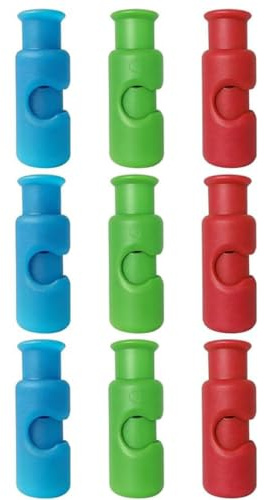 Lot de 9 Pièces Pince Sachet Alimentaire Clip Fermeture par Pression pour Conservation des Aliments Cuisine Assortiment Trois Couleurs Rouge Vert Bleu Accessoire Pratique Sacs Pain Chips Snack