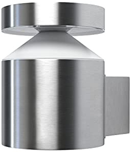 Ledvance LED Wand- und Deckenleuchte, Leuchte für Außenanwendungen, 138,0 mm x 102,0 mm x 135,0 mm, ENDURA STYLE CYLINDER 4060000000000 Stahl