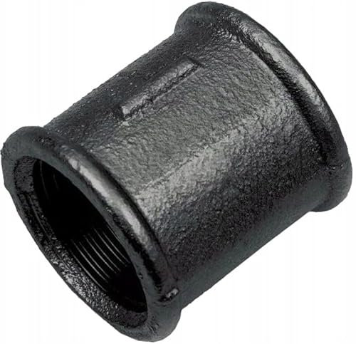 KNM - Temperguss schwarz Gewindefittings | Muffe IG - IG 1/2