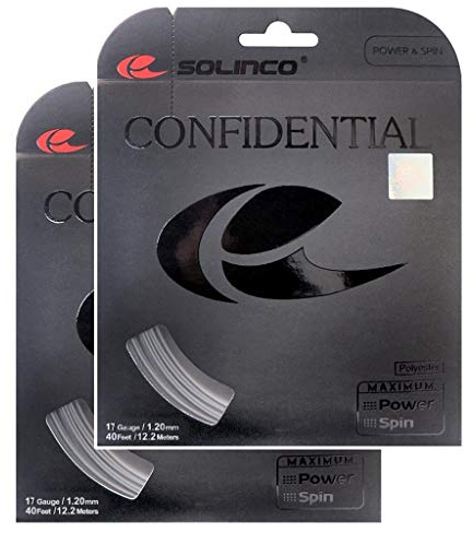 Solinco Confidential Tennis String - 2 Pack - 17 (1.20)