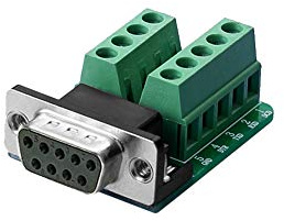 euroharry RS232 D-SUB DB9 Buchse Adapter to Terminal Connector Signal | Module