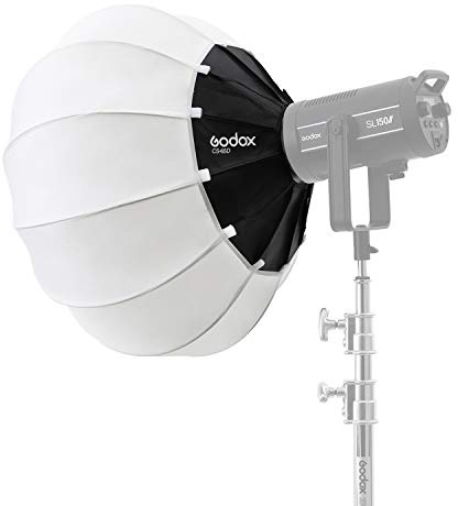 GODOX CS-65D 65cm Diamètre Lanterne Pliable Softbox Photographie Boîte Souple avec Support Bowens Installation Rapide pour l'enregistrement Vidéo en Direct Streaming Film Making