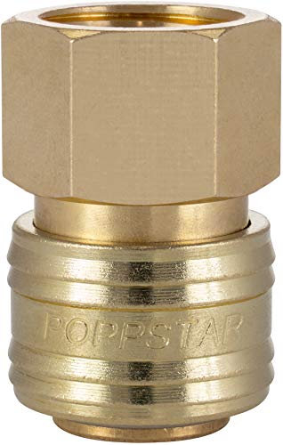 Poppstar Raccord rapide pour air comprimé DN 7,2 avec filetage intérieur de 1/2 pouce pour le raccordement de l'air comprimé