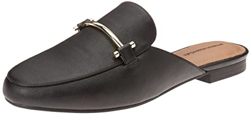 Amazon Essentials Damen Spangenpantolette, Schwarz, 37 EU