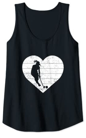 Damen Retro Grafik Hockeyspieler Feldhockey Hockeyschläger Hockeyschläger Hockeyschläger Tank Top