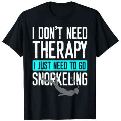 Schnorcheln - Tauchen - Taucher - Schwimmflossen - Schnorchel T-Shirt