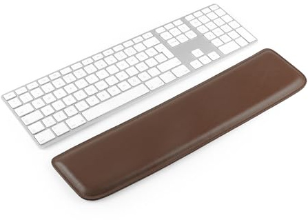 Londo Echtes Leder Tastaturpad - Premium Ergonomische Unterstützung für Komfortables Tippen bei der Arbeit und zu Hause