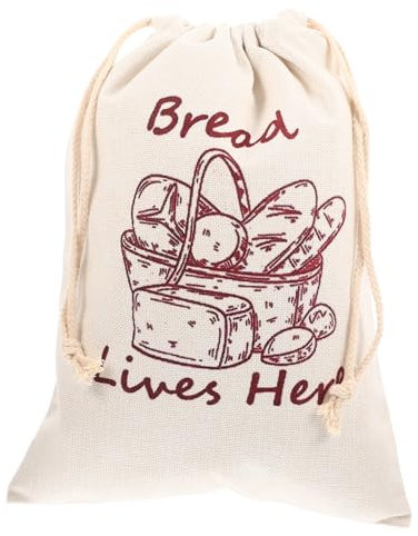 Cabilock Bolsa Para Pan Organizador Alimentos Lavable Bolsa Colgar Puerta Diseño Simple