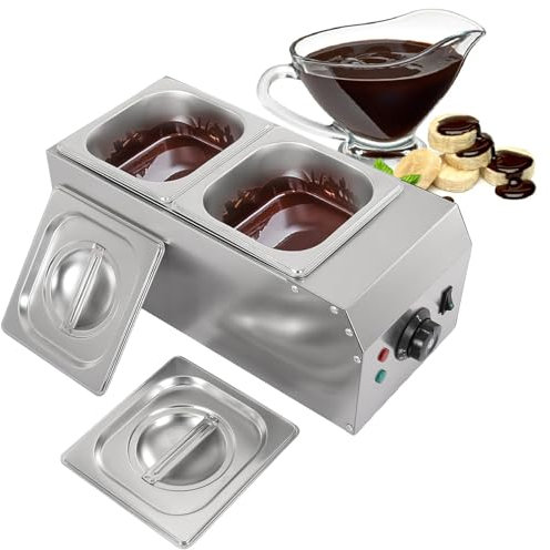 Calentador De Chocolate De Acero Inoxidable, MáQuina De FusióN Comercial EléCtrica Para Catering, Restaurantes, Cantinas, Fiestas En Casa,220V