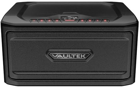 VAULTEK MR Series Dual Layer Handgun Safe Multiple Pistol Storage Safe with Backlit Keypad and Auto-Open Door (Essential)