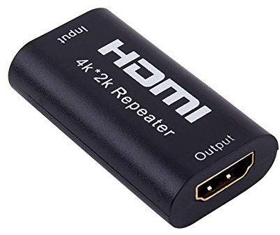 HDMI Signal Repeater,Extender, 4K 2K Compatible, 40M Long Distance Transmission, It is Suitable for Connecting Monitors and projectors to Computers and Set-top Boxes with HDMI
