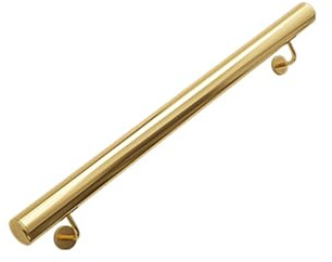 KAXLDHH Corrimano Per Scale In Acciaio Inox, Passamano Scale A Parete, Balaustre, Corrimano Antiscivolo Interni Per Edifici Residenziali O Commerciali(Gold,180cm)
