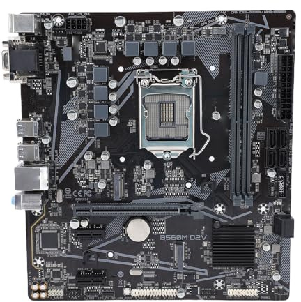 VELATEMOR Scheda Madre Micro ATX B560M per CPU di 10a 11a Generazione (LGA1200), Supporta PCIe 4.0, DDR4 3200 MHz, Doppi Slot M.2, 6 SATA 6 Gb/s, +2 PWM Digitale, USB 3.