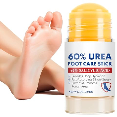 Crème Pour Les Pieds Baume Hydratant Anti-Crevasses 40 g En Stick | Crème Mains Soin Réparateur Pieds Secs Genoux Mains
