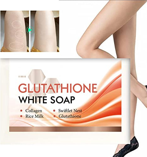 Barra di sapone sbiancante | Efficaci saponette al glutatione per schiarire la pelle - Barra di sapone sbiancante originale per macchie nere uniforma tono della pelle e riduce Rianpesn