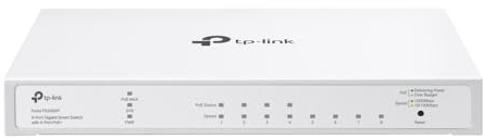 TP-Link Festa Festa FS308GP - Switch Gigabit a 8 porte, 4 porte Gigabit 802.3af/at PoE+, budget PoE totale da 62 W, fino a 30 W di potenza PoE per porta, gestione cloud gratuita, per aziende