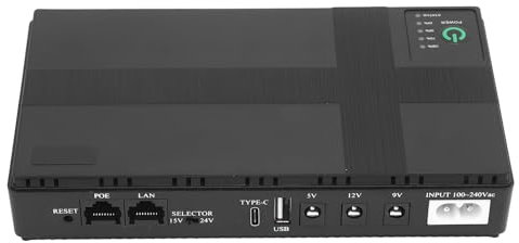 Backup de Batterie de 20000mah UPS avec Surcharge Protect Conception Compacte pour Le Moderne de Routeur Caméra de sécurité Alimentation sans Interruption pour Les (Plug UE