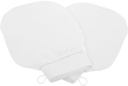 DEARMAMY 2piezas Guantes Exfoliantes para Baño Guantes de Ducha para Limpieza Profunda Eliminan Piel Muerta para Spa y Cuidado Corporal