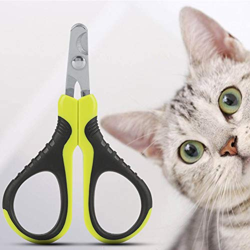 Pet Nail Clippers Professional Stainless Steel Claw Scissor Durable for Small Animals Puppy Kitten Rabbit 9.5cm