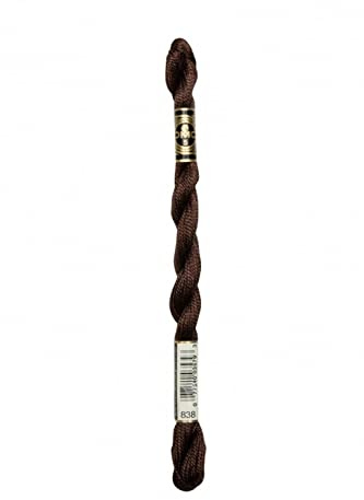 DMC Perlgarn aus Baumwolle, Größe 3, 838, 1 Stück.