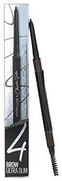 Maybelline New York Brow Ultra Slim Automatischer Bleistift Deep Brown 05, limitierte Auflage, Kollektion Claudia Salas, 9 g