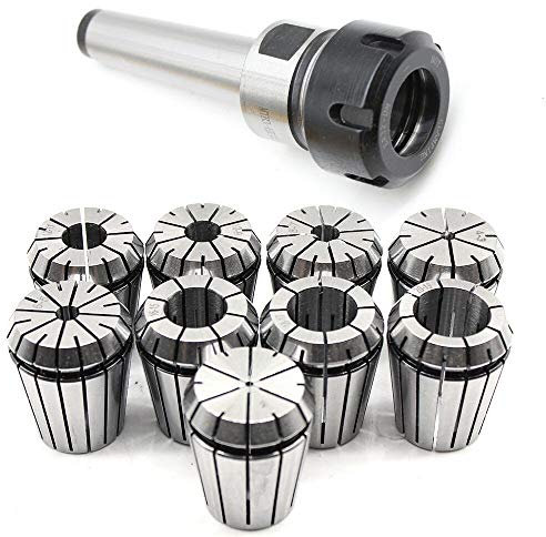 RibasuBB Jeu de pinces de serrage M12 MK3 ER32 avec 9 pinces de serrage 2-20 mm pour fraiseuse, porte-outils de fraisage, tour