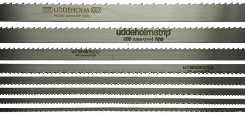 Bandsägeblätter Uddeholm Schwedenstahl 3545-4500mm Breite 12mm für Holz (3545mm x 12mm x 0,5mm ZT5mm)