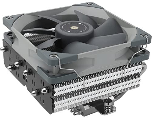 Thermalright SI-100 CPU Luftkühler, 6×6mm Heat Pipes, TL-E12 PWM Leise Fan CPU Kühler Mit S-FDB V2.0 Lager, AGHP 3.0 Technologie, Für AMD AM4 AM5/Intel 1150/1151/1200/1700/2066, PC Kühler