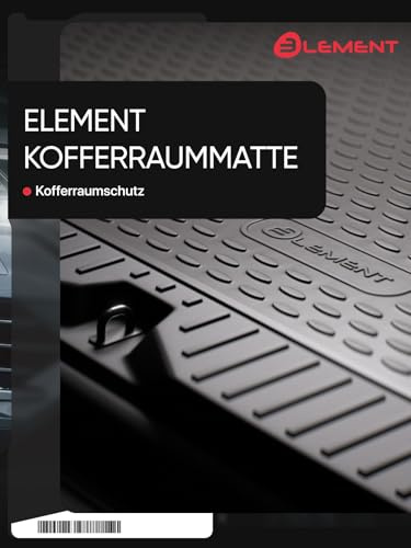 ELEMENT Passgenaue Premium Antirursch Kofferraummatte Laderaumwanne passend für Ford Kuga (I) 2008-2013|| SUV | 100% passgenaue Antirutschmatte Auto
