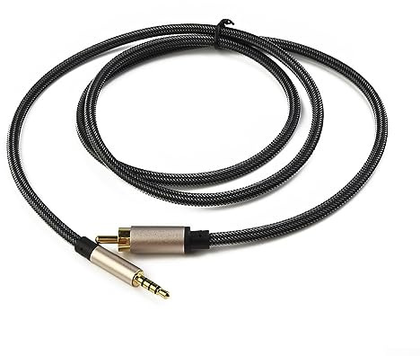 Câble audio vidéo coaxial numérique, câble coaxial numérique stéréo, SPDIF pour RCA vers 3,5 mm mâle pour HDTV pour TV/barre de son/amplificateur/boîte de son, 2 m