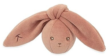 KALOO - Lapinoo - Hasen-Rasselball - 6 cm - Terrakottafarben - Babyball aus Velours - Sehr weiches Material - Ab Geburt, K218006