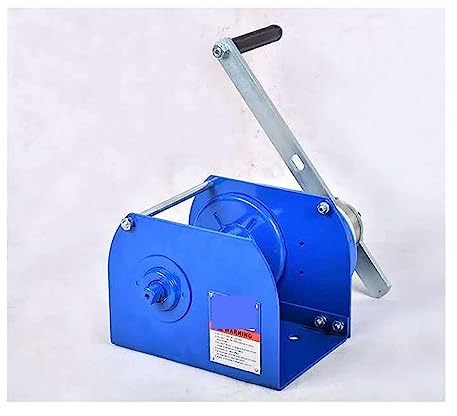 Palan électrique à chaîne Treuil manuel treuil lourd autobloquant bidirectionnel 0,5/1/2 tonnes palan petit tracteur de grue pour remorques de bateaux et usage familial (Color : 2T, Size : 1 UK)