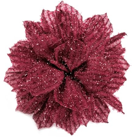130 Mm Grandes Broches En Tissu Maille Délicate De Grandes Broches, Fleurs En Soie Vintage Pour Femmes,Robe De Soirée De Mariage,Costume, Cérémonie,Vêtements,Accessoires,Bijoux,Cadeaux