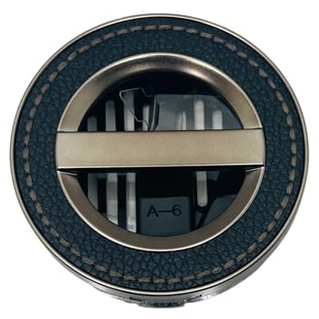 Bath and Body Works Brown Leather Stitched Car Visor Fragrance Holder Easy To Open
