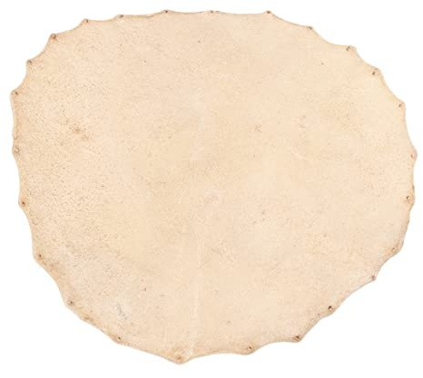 Bongo Drum Head, 36 Cm Durchmesser Ziegenhaut Runde Drums Accessoire Bongo Schlagzeug Kopf Djembe Drum Head für Bongo -Trommel