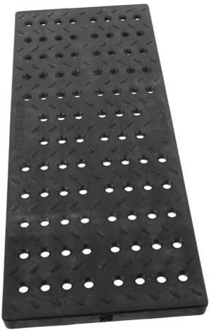 KONTONTY Sewer Cover Plastic Trench Grate Outdoor Gutter Protection Net for Kitchen Drain Grate Sturdy Trench Drain for Restaurant Outdoor Use