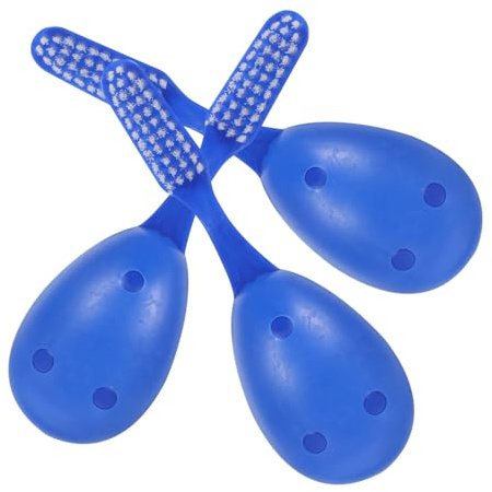 MUCKLILY Brosses à Dents De Prison Petites 3 Pièces Medium Poils Brosse à Dents à Manche Souple Fournitures Pour Centres De Réadaptation Portables