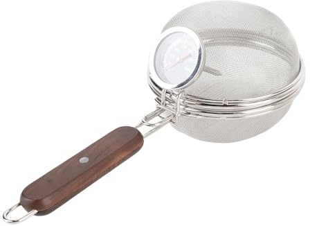 ARTOCT Outil de torréfacteur manuel en acier inoxydable pour grains de café avec thermomètre pour la maison et l'extérieur