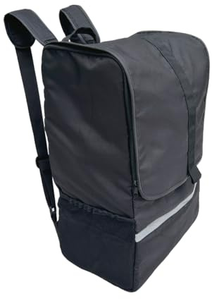 Borsa da viaggio pieghevole per passeggino compatibile con passeggini della serie Cybex (come Libelle, Coya, Beezy) - Dimensioni grandi e piccole - Tessuto resistente, Nero , Small Size (35*20*50CM)