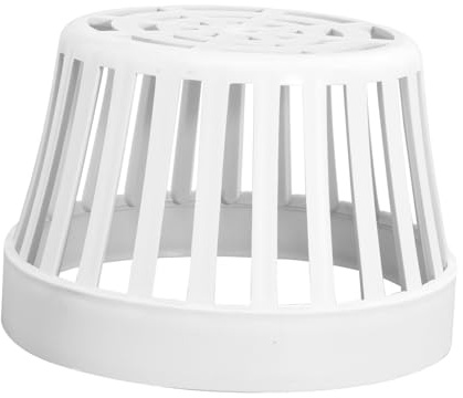 DOITOOL PVC Drainage Vent Cap Roof Floor Drain Cover Filter Strainer for Sink Drainer Anti-Clog Cap Preventing Debris Blockage Easy Install and Remove Suitable for Rooftop and Indoor Floor