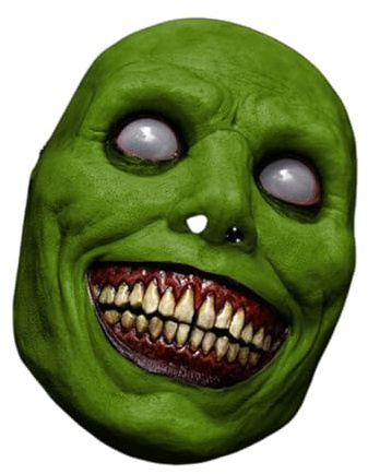 idqwsswt Halloween Masken, lächelnde Teufelsmasken, Halloween 3D Effekt, einfach zu tragen, einfach perfektes und Kostümpartys, Grün