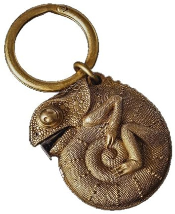 Swtgaah Metro a nastro in metallo portatile camaleonte, 7 cm, bronzo, strumento di misurazione preciso per artigiani, fai da te, cantieri