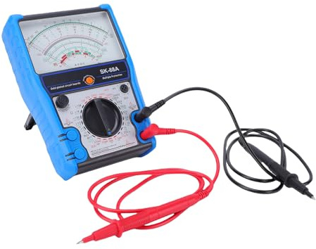 RASTKY Multimètre Analogique Testeur Analogique avec Support Magnétique-compteur à Aiguille pour les Tests de tension-adapté à L'entretien des Propriétés (SK-88A)