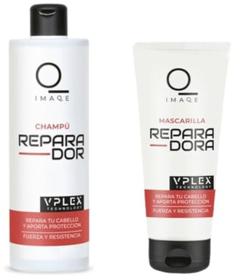 IMAQ Set Capilar Reparador con Champú 380 ml y Mascarilla 200 ml