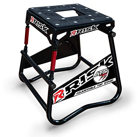 RISK Racing 00381 ATS Verstellbarer magnetischer Motocross-/Dirtbike-Ständer, 42,5 x 40,6 x 43,2 cm